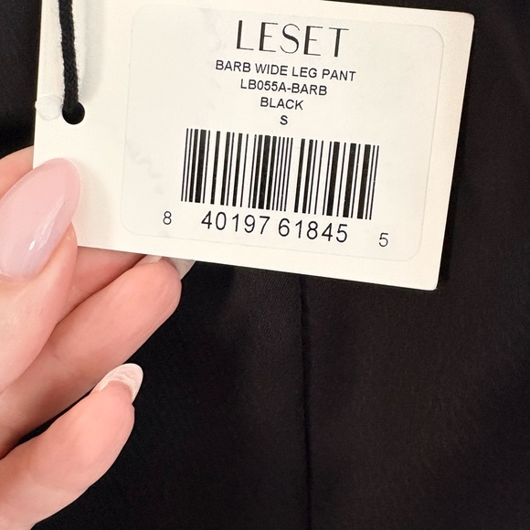 NWT Leset Barb satin pants sz S - Picture 4 of 5